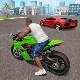 Ikon mengendarai motor ala gangster